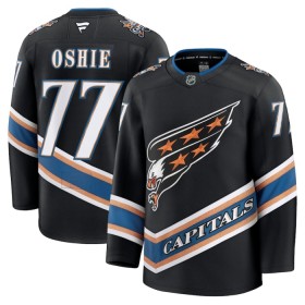 Maillot de Hockey Washington Capitals Fanatics Premium TJ Oshie 2024-25 Noir Troisième - Homme